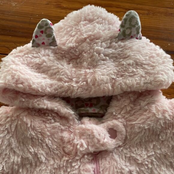 NWOT Duck Duck Goose 0-3 months soft pink insulated pram snow suit - Picture 3 of 15